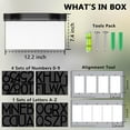 thumbnail image 3 of Adorer Solar House Numbers Address Plaques 3 Lighting Colors & Adjustable Solar Panel House Number for Outside, LED Solar Powered Address Sign Outdoor Waterproof, 3 of 11