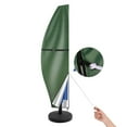thumbnail image 5 of Patio Umbrella Cover 8'-12' Fits Cantilever Offset Umbrella Outdoor Umbrella Covers 420D with Telescopic Rod Water Resistant Parasol Cover Green, 5 of 8