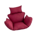 thumbnail image 3 of Cojín para silla columpio con reposacabezas, accesorios para reposabrazos, asiento de instalación Rojo, 3 of 8