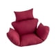 thumbnail image 3 of Cojín para silla de huevo Cojín de asiento Cómodo de instalar Accesorios Almohadilla para silla para Rojo, 3 of 9