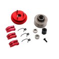 thumbnail image 2 of Dosaele Clutch Bell 14T Gear Flywheel With Bearing Shoe Sets For 1/8 HSP RC Car Engine, 2 of 2
