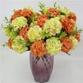 thumbnail image 3 of 1PCS 10 Flower Head Hydrangea Fake Flowers Luxury Bouquet Wedding Decoration, 3 of 6