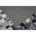 thumbnail image 4 of MDA Home Capri 8'x10' Checkered Transitional Fabric Area Rug in White/Gray, 4 of 4