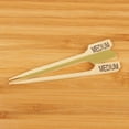 thumbnail image 6 of BambooMN Steak Doneness Bamboo Food Appetizer Paddle Skewer Picks - Medium - 3.5" (8.9cm) - 100 Pieces, 6 of 7