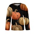 thumbnail image 6 of Halloween Cardigan Sweaters for Women Novelty Halloween Pumpkin Womens Cardigan Sweaters Knit Button Up Cropped Long Sleeve Fall Fashion Comfy Tunic Sweater Orange 4XL, 6 of 6
