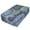 Blue Paisley, variant on Premium Soft Fitted Sheet for Blow Up Bed Mattress Sheets with Zipper for Camping Office Bedroom, Blue Vine Print