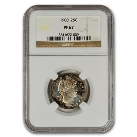 1900 Barber Quarter PF-67 NGC