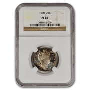1900 Barber Quarter PF-67 NGC