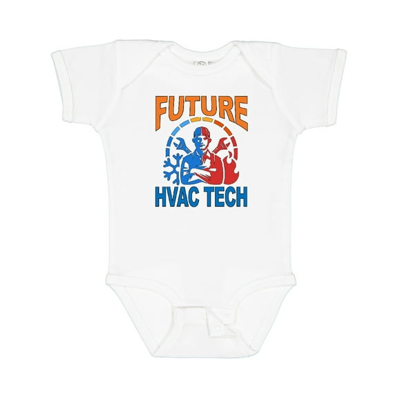 Inktastic Future Hvac Technician Boys Baby Bodysuit