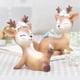 thumbnail image 4 of Liangnv Decoración para tarta de ciervo de 3,9 pulgadas, lindas figuras de resina de cervatillo, juguetes, adorno de ciervo de animales del bosque, decoración para el hogar y la fiesta para baby, 4 of 5