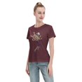 thumbnail image 4 of Women's Basic Short Sleeve T-Shirt One Piece Robin, 4 of 6