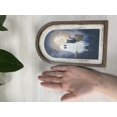 thumbnail image 7 of Gaecuw Halloween Ghost Double Layer Wooden Arch Sign, Vintage Door Frame Table Ornament Wall Hanging Decor for Home Party C, 7 of 7