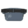 thumbnail image 3 of Easygdp White Dandelion Fanny Packs para Mujeres y Hombres, Bolsa de Cinturón, Bolsos de Cruz para Trabajo/Correr/Senderismo, 3 of 9