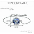 thumbnail image 4 of YFN Sterling Silver St Michael/St Christopher/Jesus/Virgin Mary Bracelet for Men Women Catholic/Protector/Talisman Michael Archangel Medal Bracelet Jewelry 7+2 Inch, 4 of 10