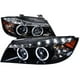 Projecteur de Fumée de Style R8 Brillant pour 06 à 08 BMW E90&44; Noir - 13 x 25 x 26 Po. – image 1 sur 1