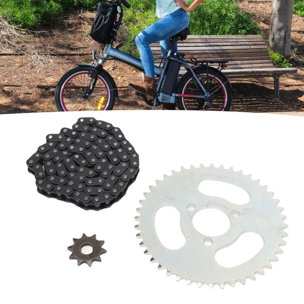 Juego De Cadena De Piñón De Transmisión, 44T Y 10T, Acero Y aleación De Aluminio, Ajuste Perfecto, Kit De Piñón De Cadena T8F, 88 Eslabones Para Bicicletas