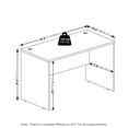 thumbnail image 3 of Furinno ROGER 47 Inch Computer Desk Modern Walnut, 3 of 5