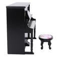 thumbnail image 5 of FAGINEY 1:12 Accessoires de Maison de Poupée Mini Piano Vertical Modèle Jouet avec Tabouret Mobilier de Simulation, Piano Vertical Maison de Poupée, Mini Piano Vertical Jouet, 5 of 5