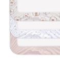 thumbnail image 4 of Little Grape Land Crib Sheets for Baby Boys Girls 3 Pack, 28"x 52" Extra Soft Microfiber Crib Sheet Set for Standard Crib & Toddler Mattress Pad, Animal, 4 of 8