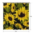 thumbnail image 5 of Waterproof Cute Sunflower Colorful Shower Curtain 72x72 Inch Boho Style Polyester Unique Shower Curtain for Bathroom Hotel Home Decor with 12 Plastic Hooks, 5 of 5