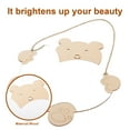 thumbnail image 3 of Adorable Makeup Mirror Wall Hanging Mirror DIY Bear Mirror Exquisite Wall Mirror for Bathroom, 3 of 6