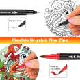 thumbnail image 4 of Rotuladores ALEMHOP Dual Brush, 80 colores, arte con estuche, 4 of 7