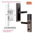 thumbnail image 1 of Door Lock, Biometric Fingerprint Door Lock DB20 Black Smart Lock Tuya App Remote Unlocking Keyless Lock Electronic Door Lock ,Easy to Install, 1 of 4
