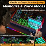 Tenlamp Audio Mixer G9 Digital Live Streaming Sound Card Podcasting Device