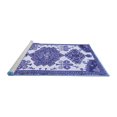thumbnail image 2 of Ahgly Company Machine Washable Indoor Rectangle Persian Blue Traditional Area Rugs, 3' x 5', 2 of 4