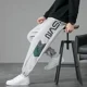 thumbnail image 5 of Pantalones deportivos lisos de otoño e invierno para hombre, pantalones de algodón, sudadera harén, pantalones deportivos grandes de talla grande Y2k coreanos para hombre, 5 of 5
