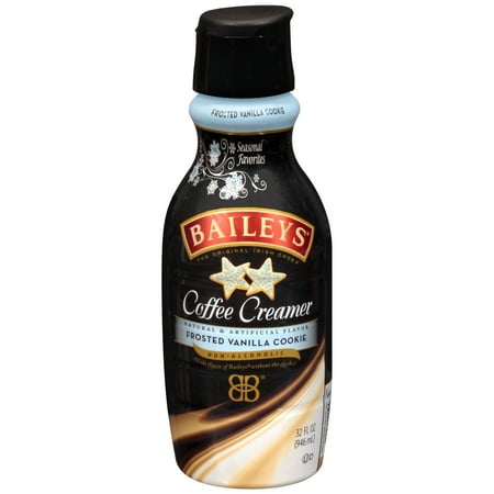 Baileys Non- Alcoholic Frosted Vanilla Cookie Coffee Creamer, 1 Quart
