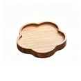 thumbnail image 2 of Miwamany Small Wooden Tray Platter, Round Solid Wood Serving Plate for Snacks Fruit, Decorative Catchall Organizer for Living Room Coffee Table Tea Room Vanity, 2 of 6