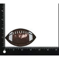 thumbnail image 2 of Sequin Football 3-1/2", Sports Ball, Embroidered, Iron on Patch, 2 of 4