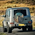thumbnail image 5 of Vsdgher Starry Sky Cloud Wolf for Spare Tire Cover, Tire Wheel Protector Wheel Cover Fit for Truck,Trailer,RV,SUV,Camper and Most Vehicle-14 inch, 5 of 6