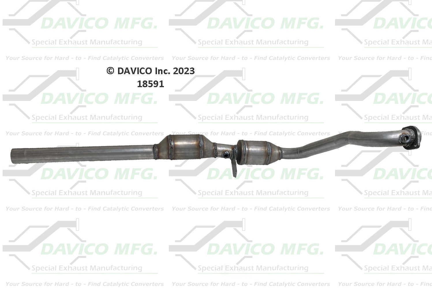 Davico Mfg 18591 Direct-Fit Catalytic Converter