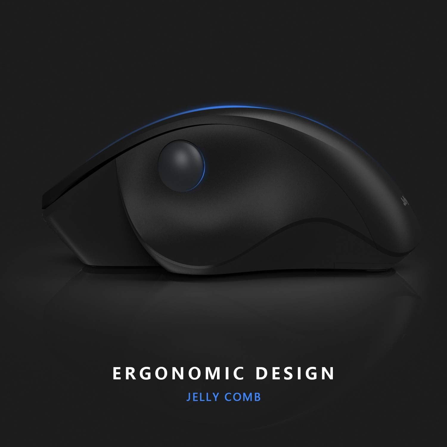 Ergonomic Mouse, Jelly Comb MV021 Ergonomic 2.4Ghz Wireless Mouse