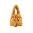 thumbnail image 1 of Hukapapa invierno nueva moda bolso tipo cubo cinta simple un hombro diagonal bolso de mujer amarillo, 1 of 5
