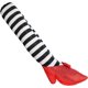 thumbnail image 3 of Skeleteen Wicked Witch Legs Prop - Pies de bruja aplastados con pantuflas de rubí Accesorio de decoración de patio interior y exterior TUNC Sencillez, 3 of 5