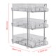 thumbnail image 4 of Organizador De Gabinete De Baño Organizador de gabinete de baño de 2/3 niveles, cajones de almacenamiento deslizantes, transparente impermeable para mascotas, 4 of 6