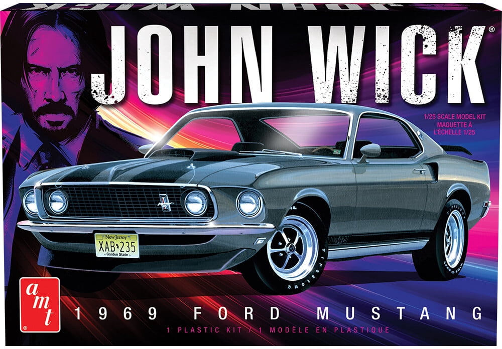 Auto World 1/18 Ford Mustang 1969 John Wick Model Car - Walmart.com