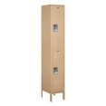 thumbnail image 3 of Salsbury Industries 52165TN-U Extra Wide Standard Metal Locker - Double Tier - 1 Wide - 6 Feet High - 15 Inches Deep - Tan - Unassembled, 3 of 4