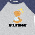 thumbnail image 4 of Inktastic 1st Birthday 1 Year Old Boy Bear Boys Baby Bodysuit, 4 of 5