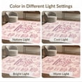thumbnail image 7 of ODIKA 6'x9' Ultra-Soft Area Rug, Round Storybook Traffic Whimsical Carousel Motif Transitional Border None Washable, Bare feet friendly, Silk-Touch for Guest Room, Bedroom, 7 of 7