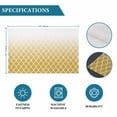 thumbnail image 6 of Yellow Ombre Stripe Placemats Set of 12, Modern Abstract Art Gradient Striped Placemats for Dining Table, Place Mats for Kitchen Tabletop, Waterproof Wipeable Dining Table Mats Set, 6 of 9