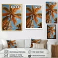 thumbnail image 4 of Designart "Yellow Palm Trees landscape I" Floral Floater Framed Canvas Print, 4 of 7