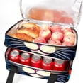 thumbnail image 5 of Cat Double Layered Insulated Refrigerated Lunch Bag with Two Compartments, Large Capacity, Hand Carry - 7.1x11.4x16.1 Inches, 5 of 6