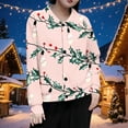 thumbnail image 2 of Makaor Womens Blouses Long Sleeve Christmas Collared Shirts Tops Button down Graphic Pullover Tees Knit Cute Fall Winter Clothes, 2 of 6
