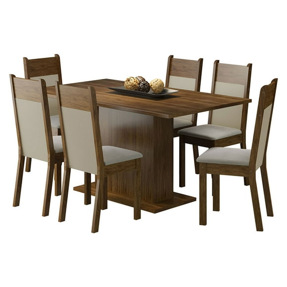 Juego de Comedor Madesa Lousiana Mesa y 6 Sillas