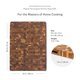 thumbnail image 2 of Tabla de cortar Teakhaus Butcher Block grande de madera FSC, 2 of 9