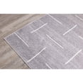 thumbnail image 5 of Alpine Rug Co. Madrid Collection - Modern Grey Parallel and Perpendicular Lines Rug 3'11" x 5'7" 4' x 6' Indoor Living Room, Bedroom, 5 of 5